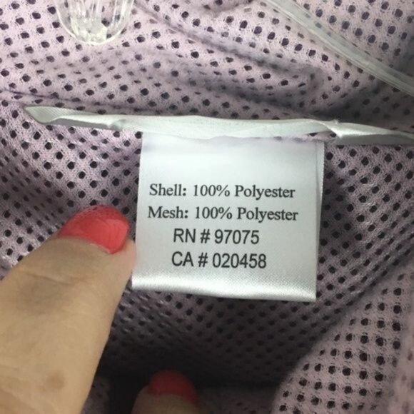 Hind Purple Windbreaker Jacket With Hood & Mesh Accents - Picture 7 of 8